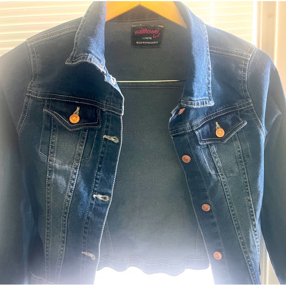 Demin Crop Jacket
